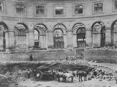 Rekonstruktion der Halle au Blé, Paris von French Photographer