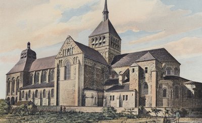 Saint-Benoît-sur-Loire, Abteikirche, Gesamtansicht Süd von French Photographer