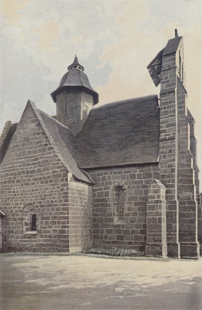 Saint-Cyr-la-Roche, Kirche, Gesamtansicht Norden von French Photographer