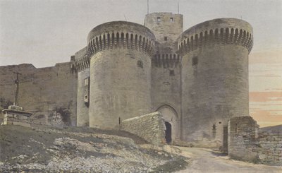 Villeneuve-lès-Avignon, Schloss (Fort Saint-André), Gesamtansicht von French Photographer