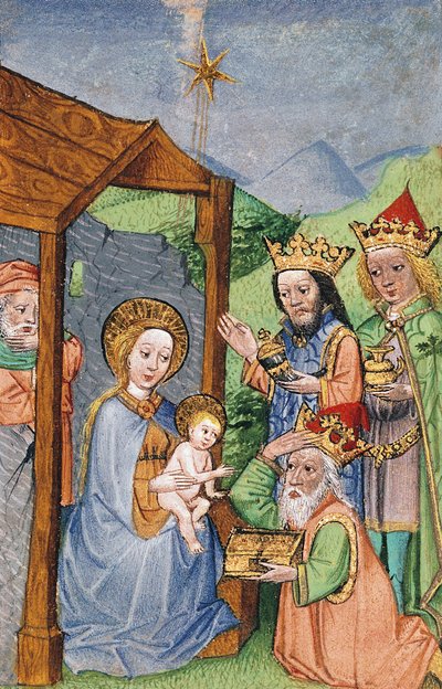 Anbetung der Heiligen Drei Könige von French School