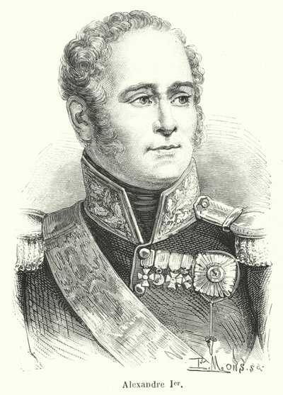 Alexander I. (Gravur) von French School