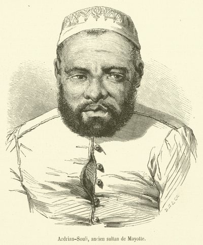 Ardrian-Souli, ancien sultan de Mayotte von French School