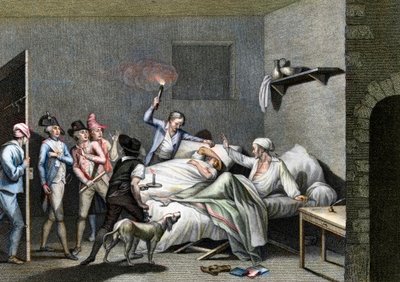 Verhaftung unter dem Terror von French School