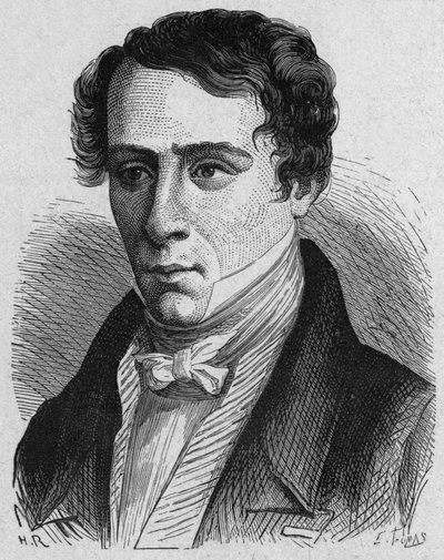 Augustin Fresnel (Gravur) von French School
