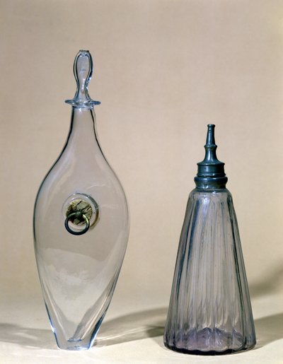 Babyflaschen, 18.-19. Jahrhundert (Glas) von French School