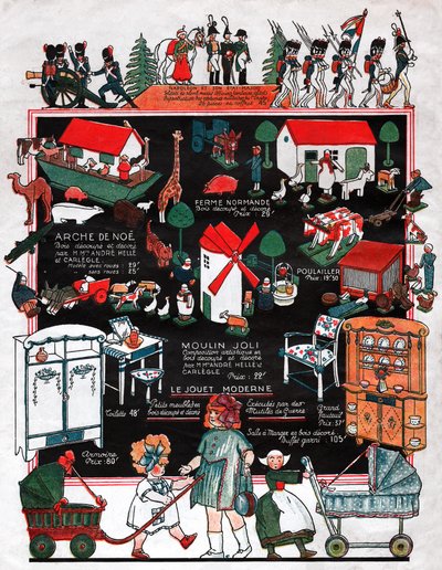 Weihnachtsspielzeug von French School