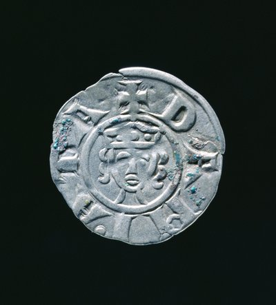 Münze von Johann von Brienne (ca. 1170-1237) von French School