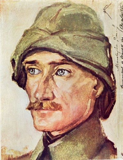 Kommandant Kemal (Mustapha) Atatürk (1881-1938) 1914-18 von French School