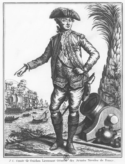 Comte de Guichen (Stich) von French School