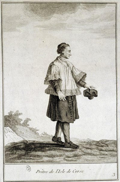 Korsischer Priester von French School