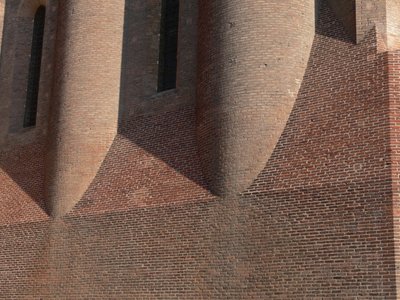 Detail des Mauerwerks (Detail) von French School