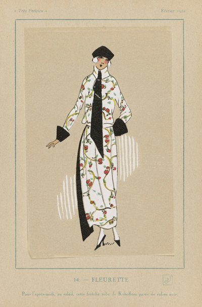 Fleurette, veröffentlicht 1922 von French School