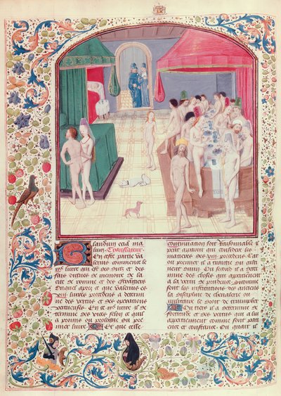 Fol.414v, Fakten und denkwürdige Worte von French School