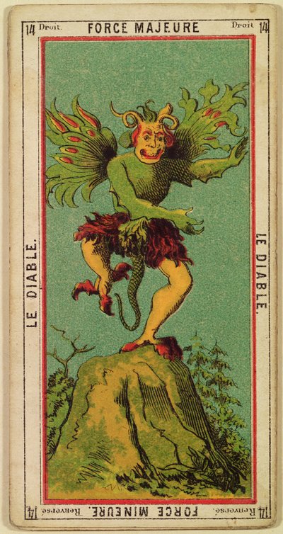 Höhere Gewalt, Die Teufels-Tarotkarte von French School