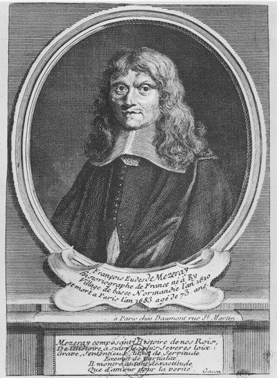 François Eudes de Mézeray (Gravur) von French School