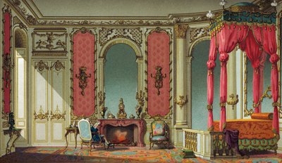 Französisches Interieur des 18. Jahrhunderts von French School