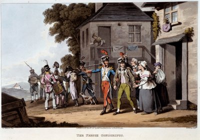 Französische Wehrpflichtige, ca. 1814 von French School