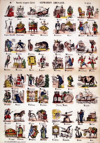Spaßalphabet von French School