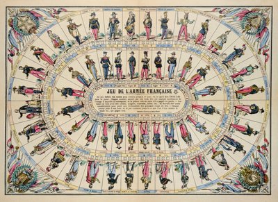 Spiel der französischen Armee von French School