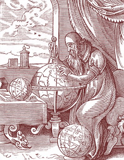 Deutscher Astronom und Kosmograph von French School
