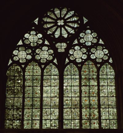 Fenster im Grisaille-Stil von French School