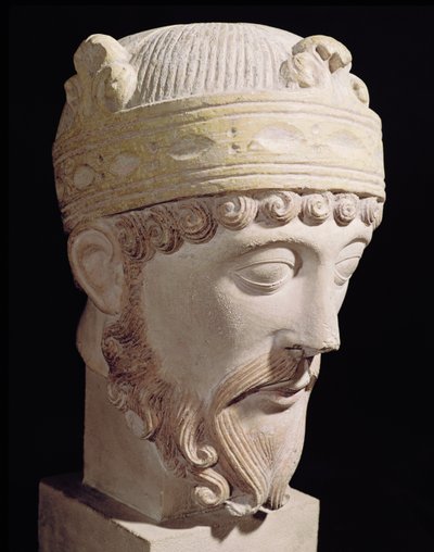 Kopf von Lothar I. von French School