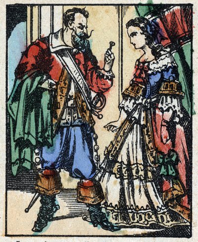 Illustration für „Blaubart“ von French School
