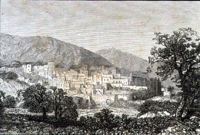 Jerusalem in den 1860er Jahren (Stich) von French School