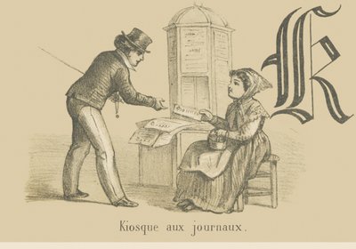 Zeitungskiosk von French School