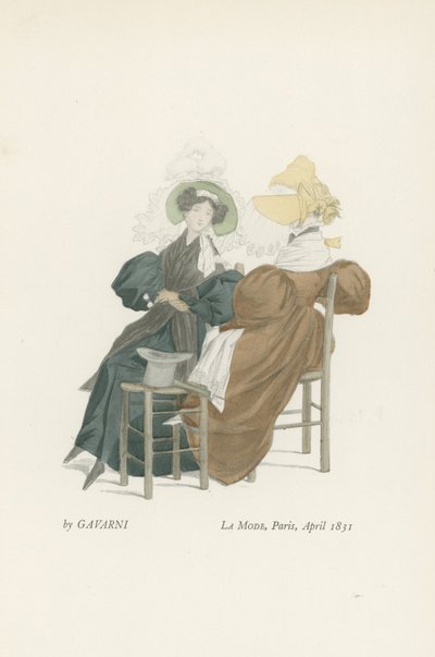 La Mode, Paris, April 1831 von French School