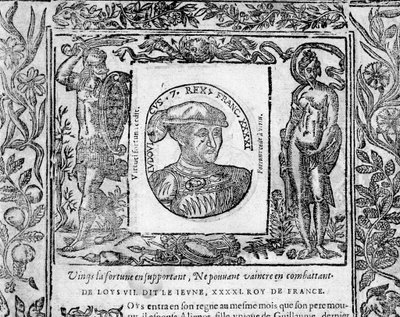 Ludwig VII. der Junge von French School