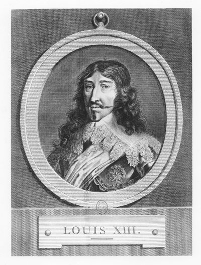 Ludwig XIII., König von Frankreich (Stich) von French School