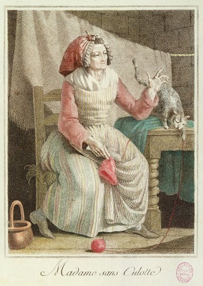 Madame Sans-Culotte, 1792 von French School