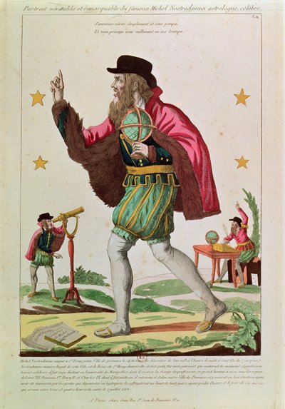 Michel Nostradamus (1503-66) von French School