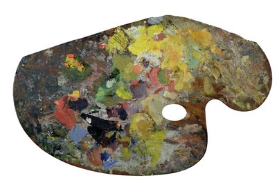 Monets Palette von French School