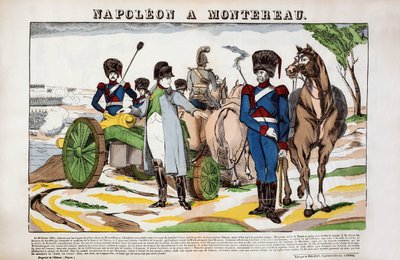 Napoleon in Montereau am 28. Februar von French School