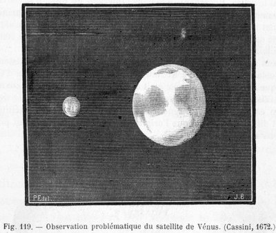 Beobachtung des Satelliten von Venus (Cassini) von French School