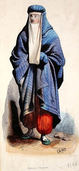 Persische Frau, ca. 1840 von French School