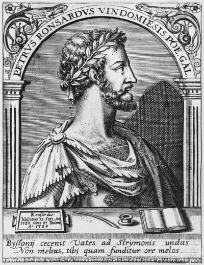 Pierre de Ronsard (1524-85) von French School