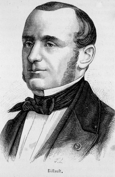 Porträt von Adolphe Billault (1805-1863). von French School