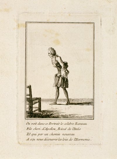 Porträt von Jean Philippe Rameau (1683-1764) von French School