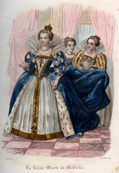 Porträt von Marie de Medici (1575-1642) von French School