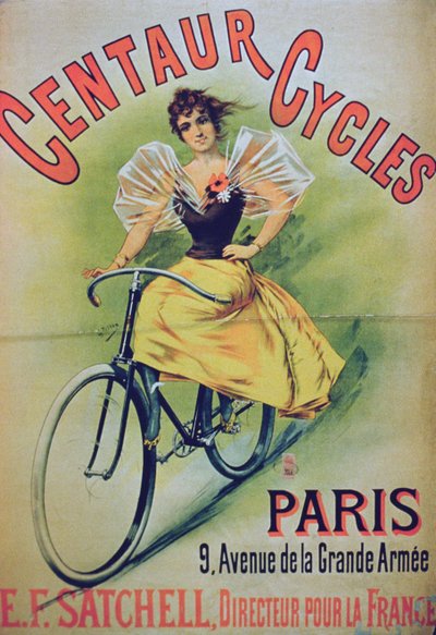 Plakat für Centaur Fahrräder, Paris von French School