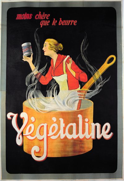 Plakat für Vegetaline-Margarine von French School