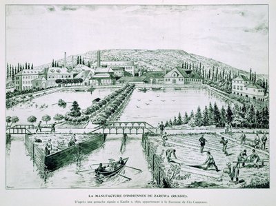 Bedruckte Kattunwerke, Russland von French School