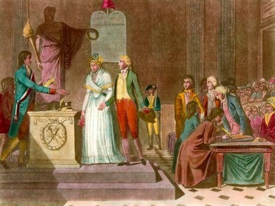 Republikanische Hochzeit von French School