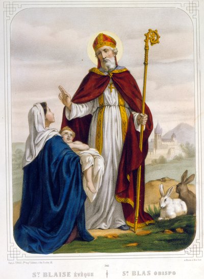 Heiliger Blasius von French School