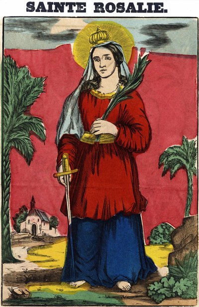 Heilige Rosalie von French School