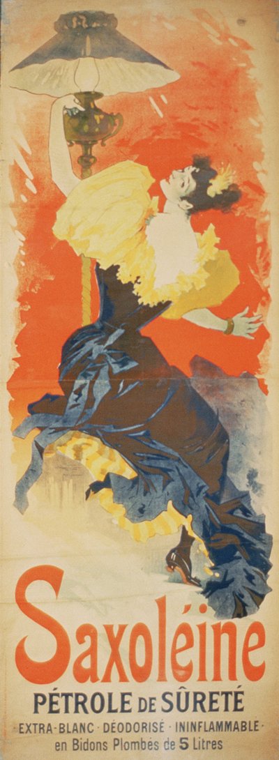 Saxoleine Sicherheitslampenöl, 1890er Jahre von French School
